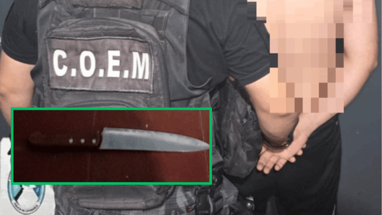 Sin remera y con cuchillo: amenazó a dos jóvenes y terminó detenido en la Capital