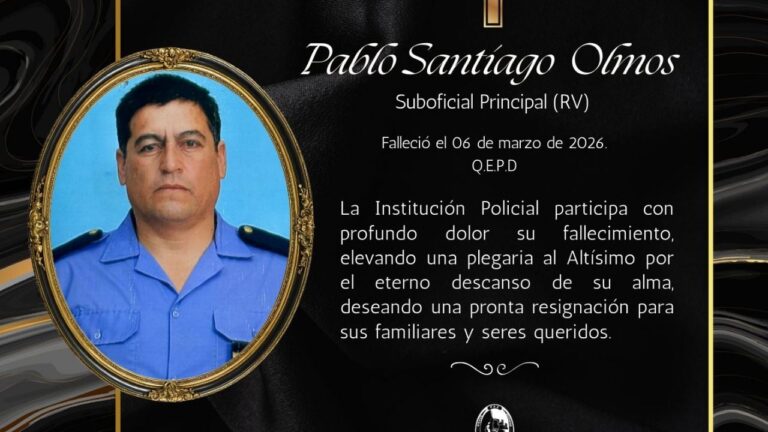 Pesar en la Policía de Catamarca por el fallecimiento de un suboficial