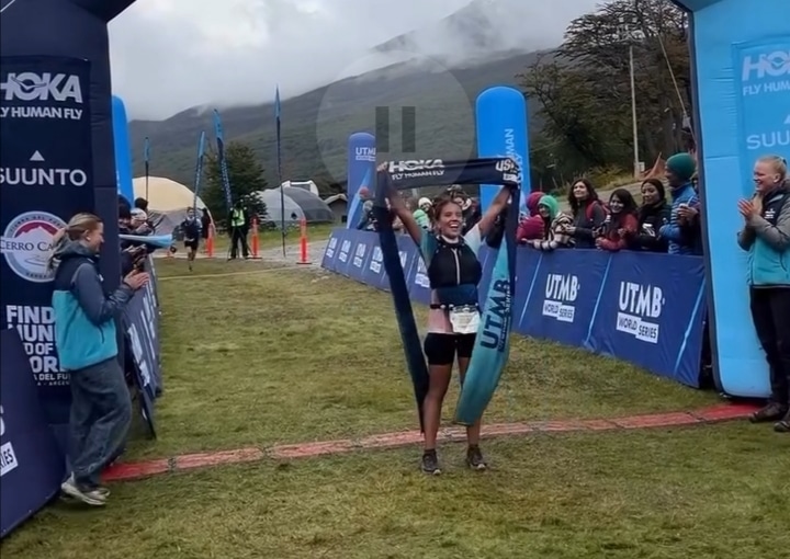 Luciana Maza Díaz brilló en el Ultra Trail del Fin del Mundo y logró una victoria internacional
