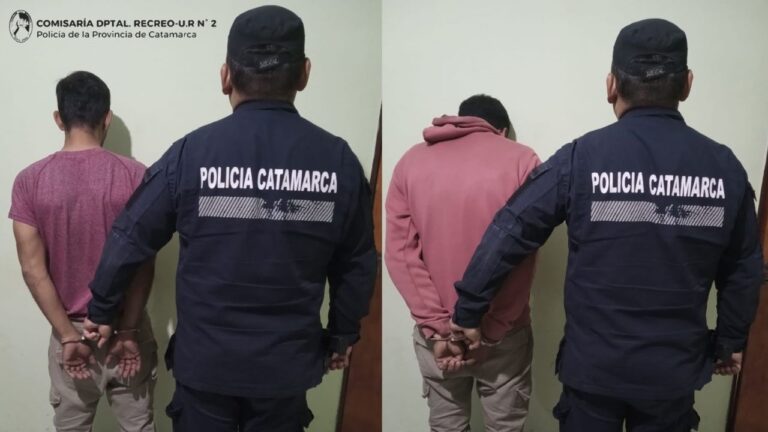Ilustración genérica de un operativo policial en la ciudad de La Paz, Catamarca.