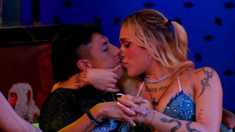 Brian Sarmiento y Danelik Star conversan en la casa de Gran Hermano Generación Dorada.