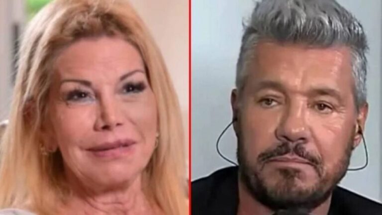 Soledad Aquino, exesposa de Marcelo Tinelli, durante una entrevista.