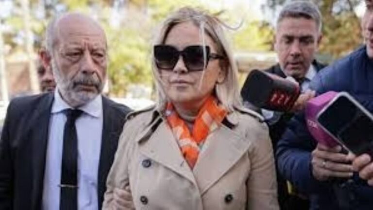 Verónica Ojeda declarando en el juicio por la muerte de Diego Maradona