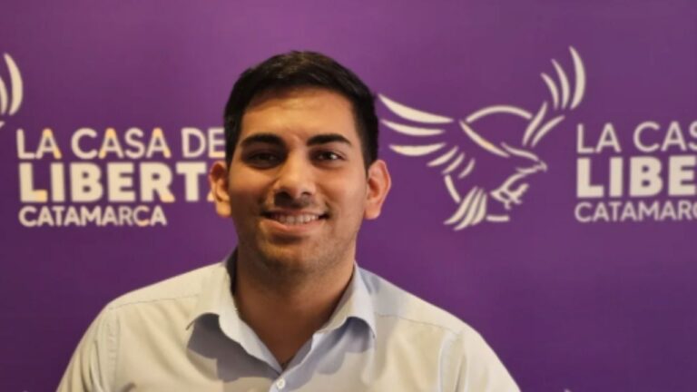 Carlos Aibar Quintar, presidente del bloque de La Libertad Avanza en Catamarca