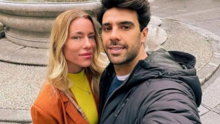 Nicole Neumann y Manu Urcera en un evento