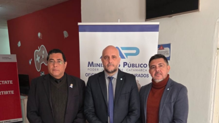 Fotografía del juzgado de Tinogasta donde se realizó el juicio por jurados