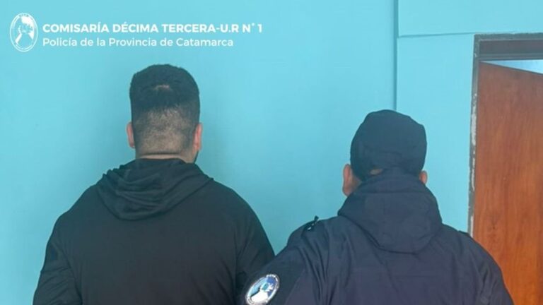 Policía de Catamarca durante procedimiento