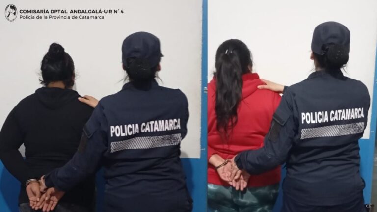 Policía en Andalgalá arresta a dos mujeres por amenazas de muerte