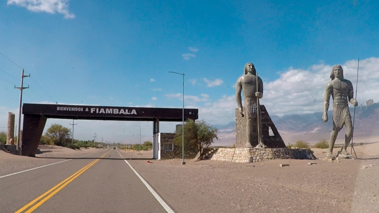 Vista de Fiambalá, provincia de Catamarca