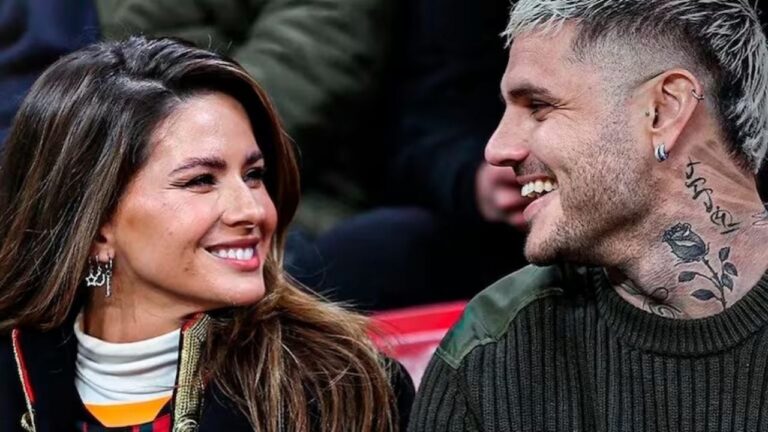 Eugenia La China Suárez y Mauro Icardi en un evento público