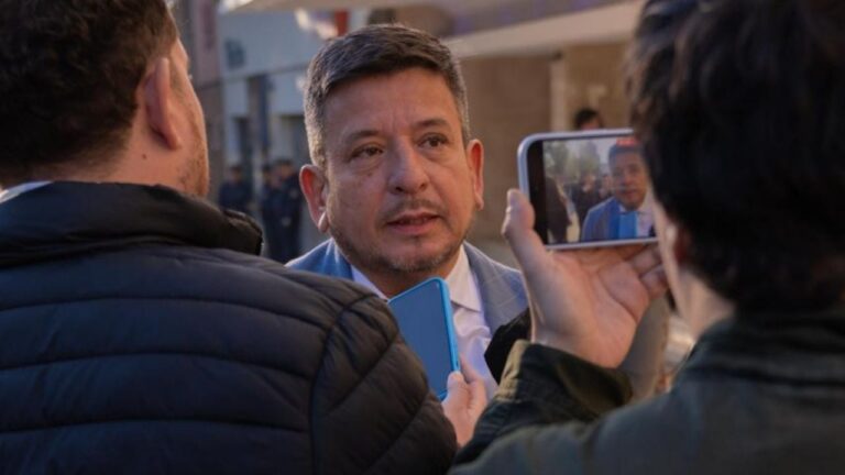 Juan Carlos Ledesma durante la apertura de sesiones ordinarias en Catamarca