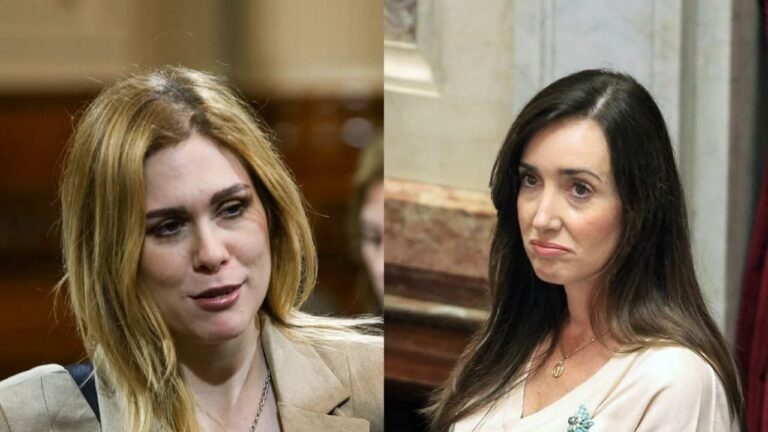 Lilia Lemoine y Victoria Villarruel en el Congreso