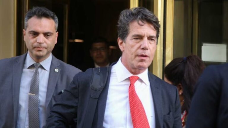 Nicolás Posse durante su exposición ante analistas financieros en Estados Unidos