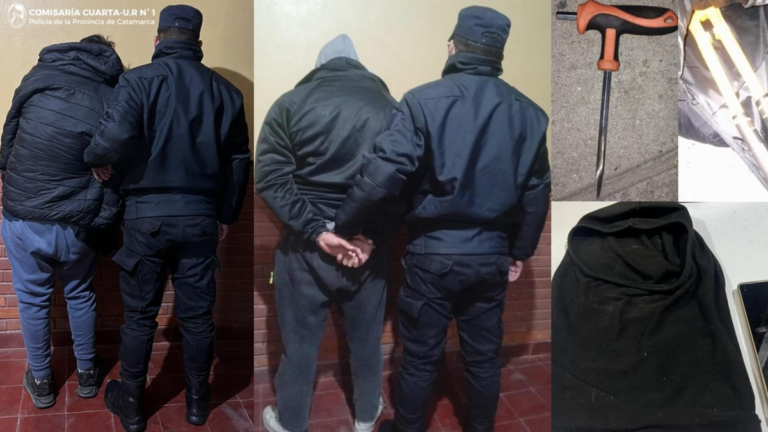 Persecución policial en Catamarca con dos detenidos y motos recuperadas