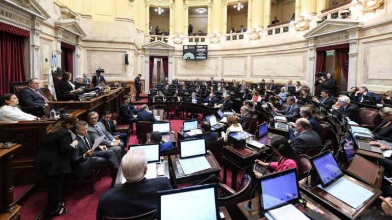 Senado de la Nación Argentina durante una sesión