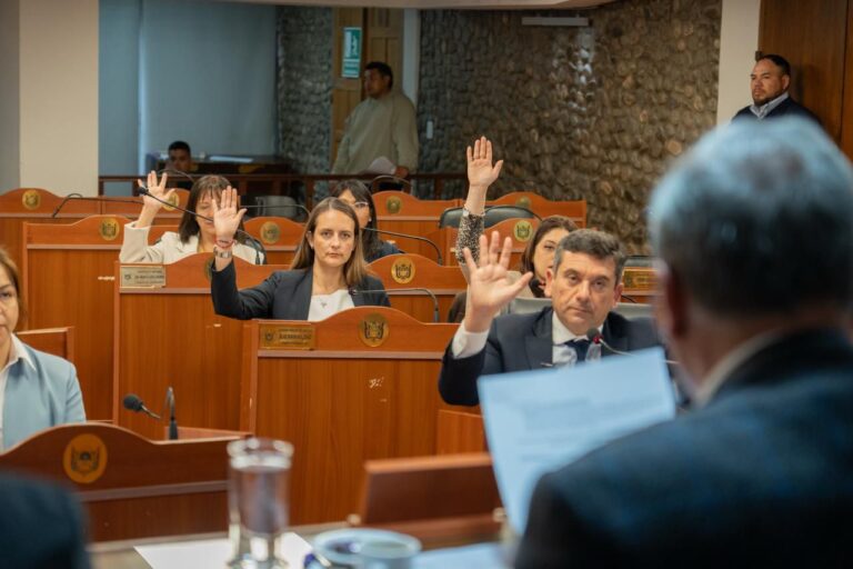 Recinto del Senado de Catamarca durante la sesión del 137° Período Legislativo