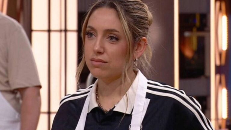 Sofi Martínez durante una entrevista televisiva
