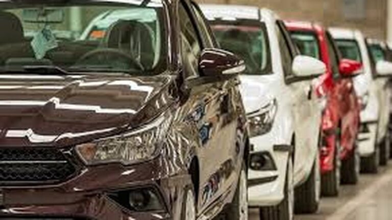 Vehículos 0 km estacionados en un depósito