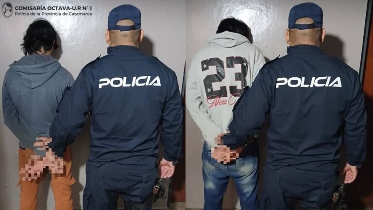 Policía en la zona norte de la Capital de Catamarca