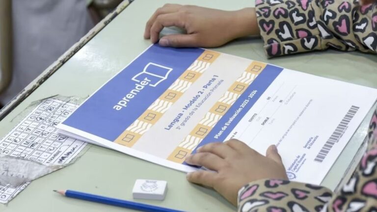 Gráfico con resultados de Pruebas Aprender 2025 en Catamarca