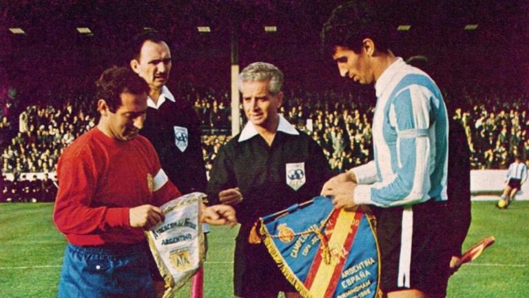Partido Argentina vs España Mundial 1966