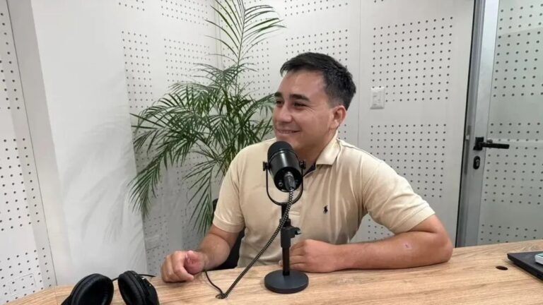Concejal Luciano Auce en entrevista