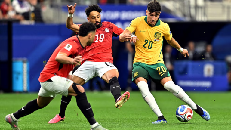 Partido entre Egipto y Australia en el Mundial 2026