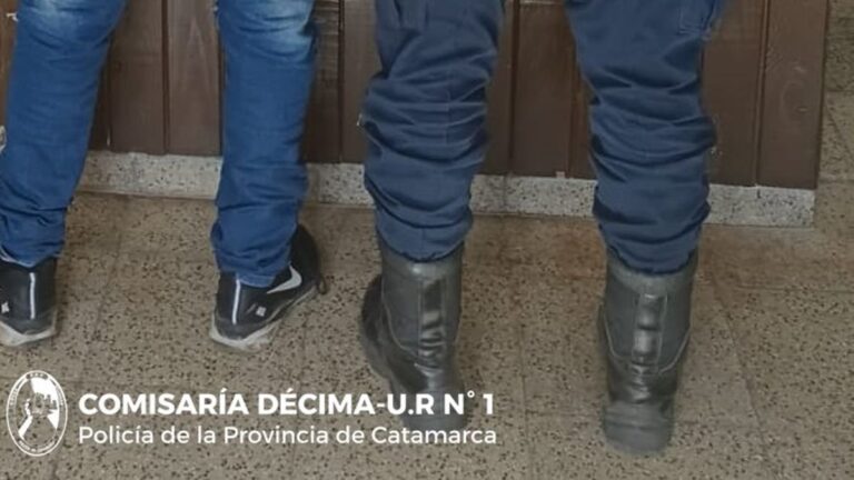 Policía en la zona sur de la ciudad Capital de Catamarca