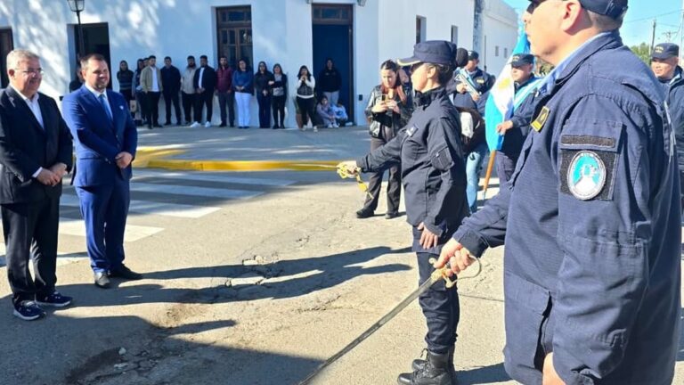 Acto de inauguración del nuevo edificio de la Comisaría de La Merced en Paclín