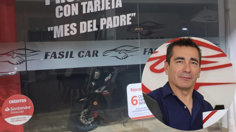Local de la concesionaria Fasil Car en la Capital de Catamarca