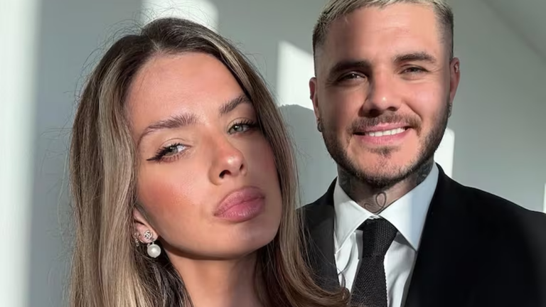 Mauro Icardi y Yanina Latorre en redes sociales