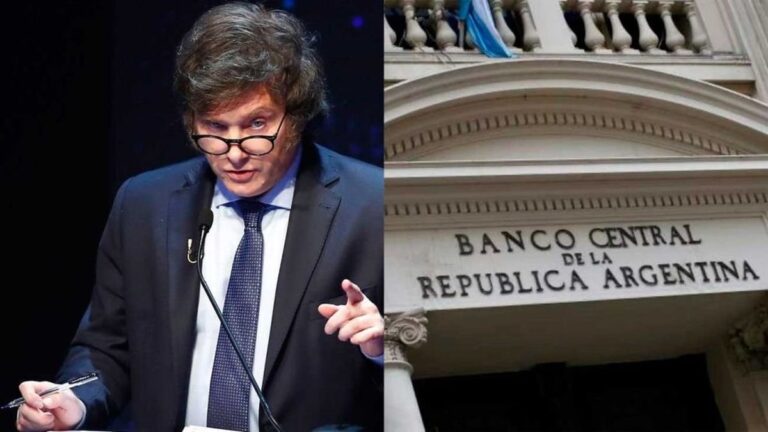 Presidente Javier Milei en conferencia