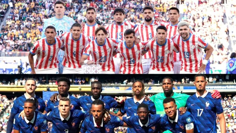 Selección de Paraguay y Francia en el campo de juego del Mundial 2026