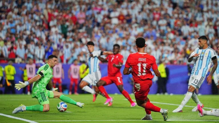 Lionel Scaloni durante el partido de cuartos de final del Mundial 2026