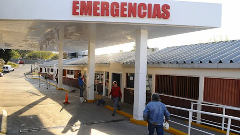 Ciclista accidentado en el dique de Pirquitas