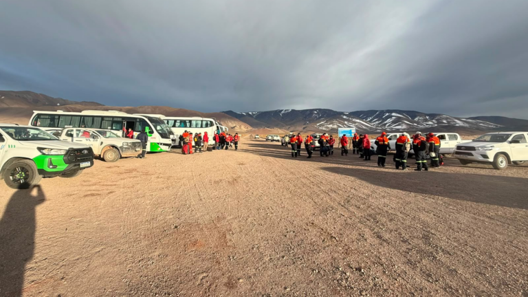 Operativo de relevo seguro en el proyecto Tres Quebradas de Zijin–LIEX