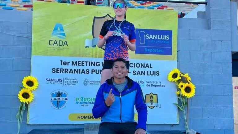 Belén Nieva Segura en el Torneo Independencia de atletismo