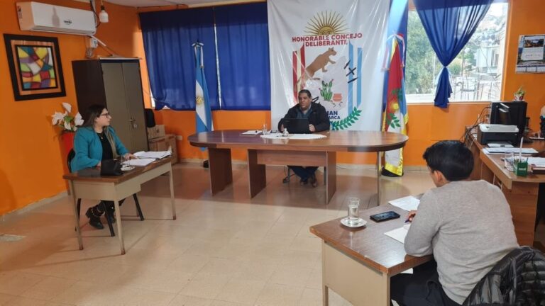 Sesión del Concejo Deliberante de Pomán