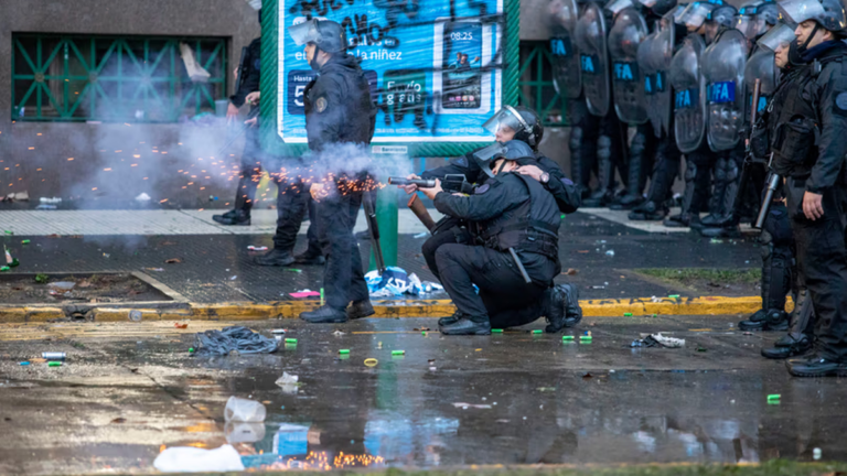 Fotógrafa herida durante incidentes en el Congreso