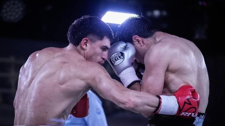 Josué Agüero en el ring