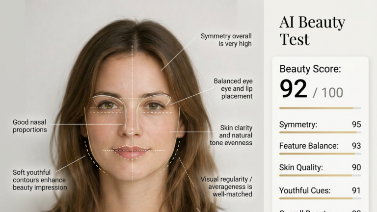 Persona frente a un escáner facial digital