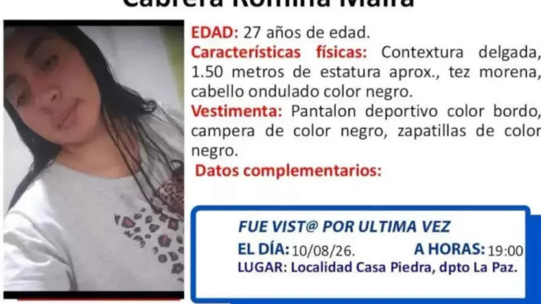 Imagen ilustrativa de la búsqueda de Maira Cabrera