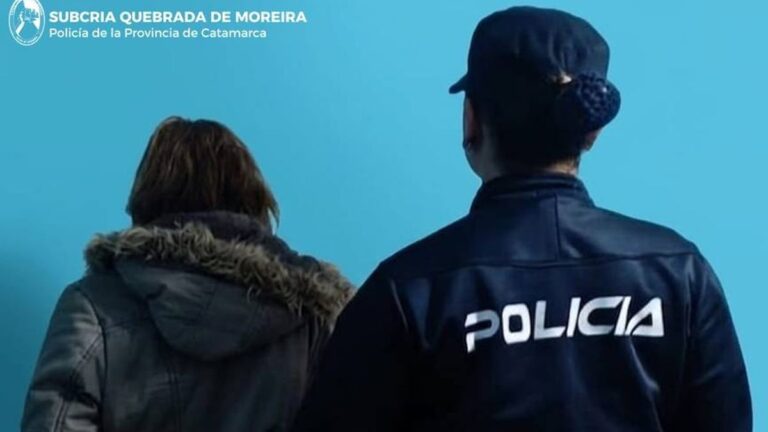Celular Motorola E13 recuperado por la policía en Catamarca