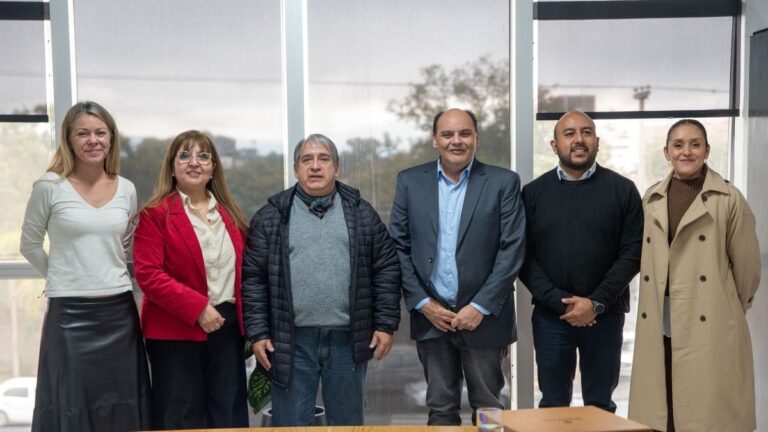 Gustavo Saadi y Ricardo Guzmán en el Nodo Tecnológico