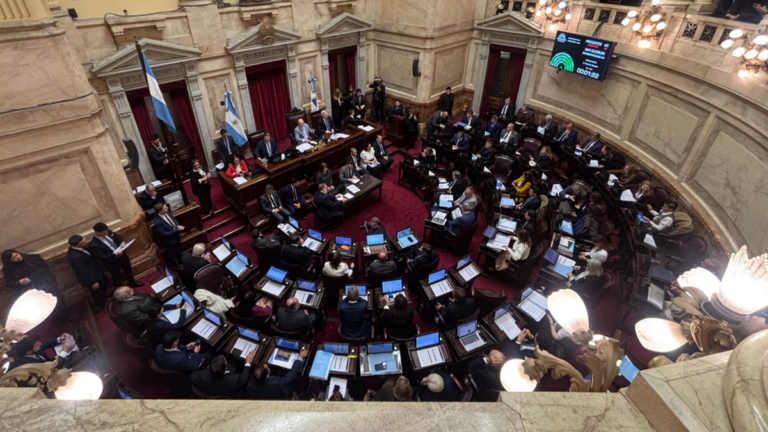 Sesión del Senado en el Congreso Nacional