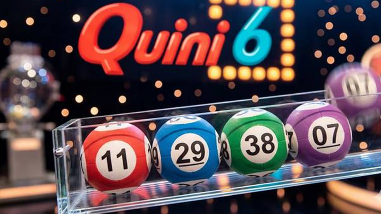 Imagen de un billete de lotería o sorteo del Quini 6
