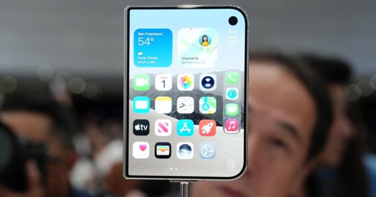 iPhone Duo plegable de Apple