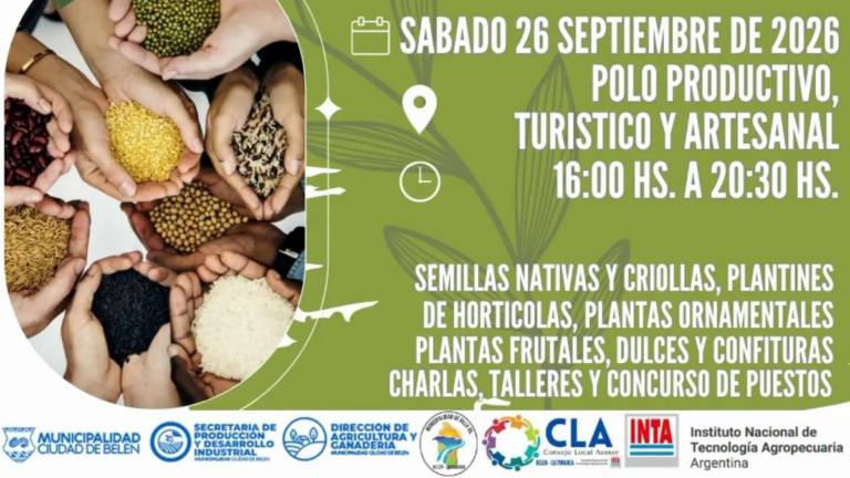 Feria de intercambio de semillas en Belén