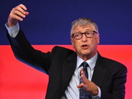 Bill Gates durante una entrevista
