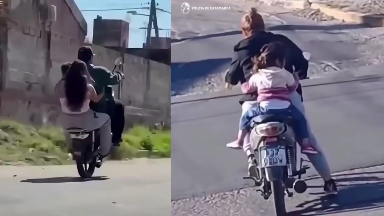 Motocicleta secuestrada en operativo policial en Catamarca